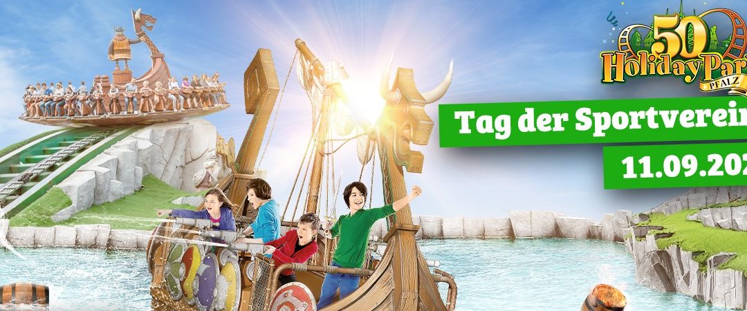 11. September: Tag der Sportvereine – Vergünstigter Eintritt in den Holiday Park