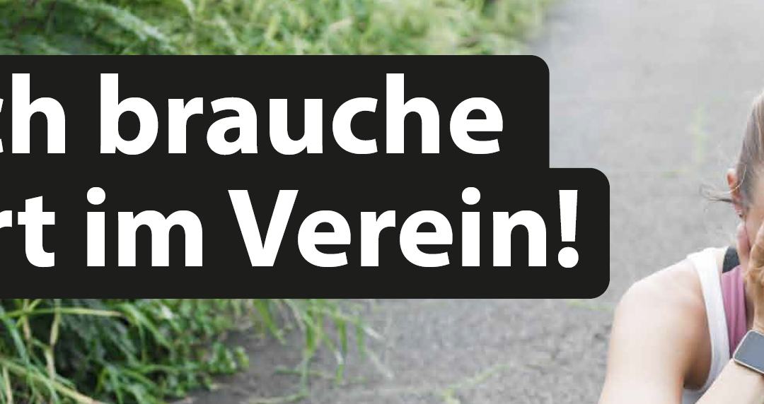 Wir brauchen Sport im Verein! #stimmedessportsstärken