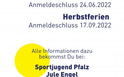 Sportjugend unterstützt Freizeitaktivitäten der Vereine – Aktion „Ferien am Ort“ mit zahlreichen Preisen