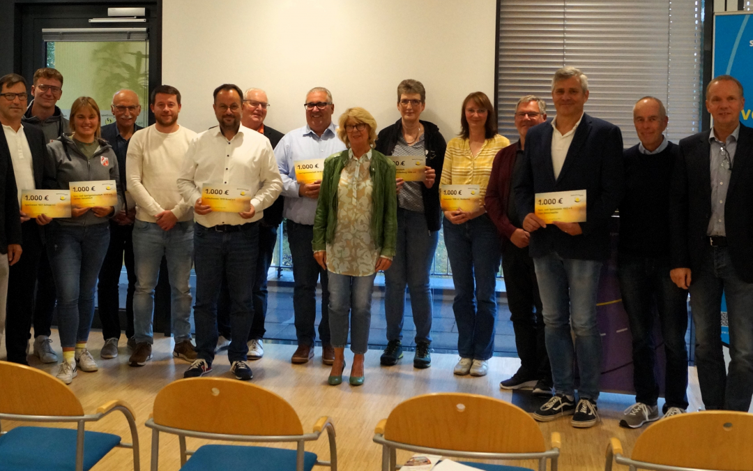 Sportstiftung Pfalz überreicht 7.000 Euro an Sportvereine